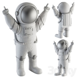 Space man sculpture 3D Models 
