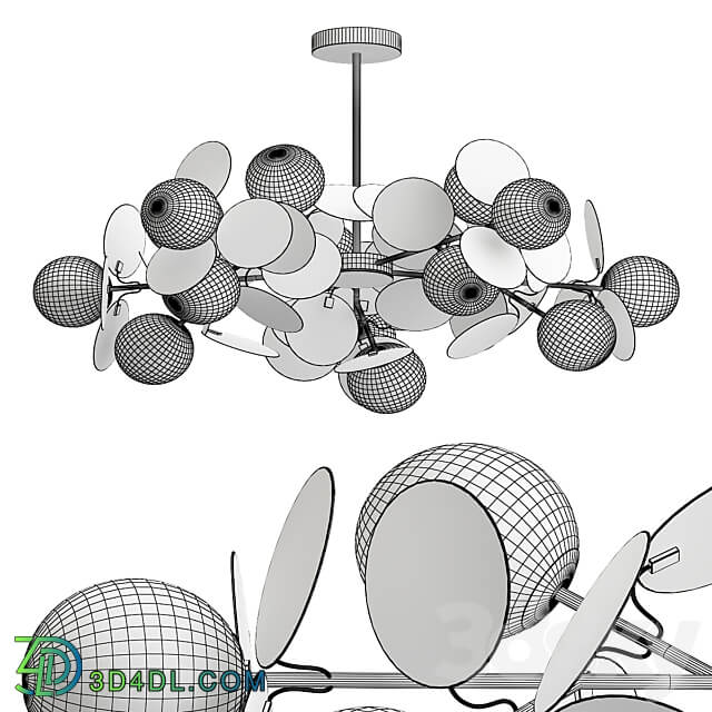 Matisse Colorful Chandelier Pendant light 3D Models