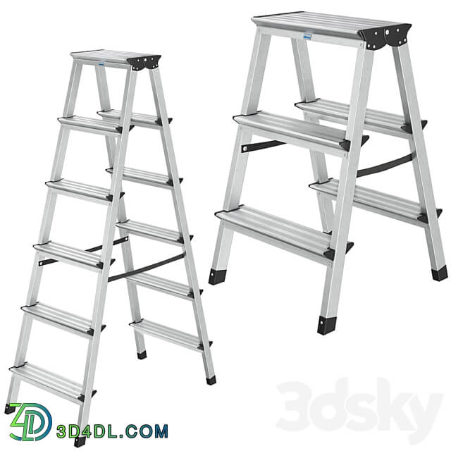 Step ladders KRAUSE 3D Models