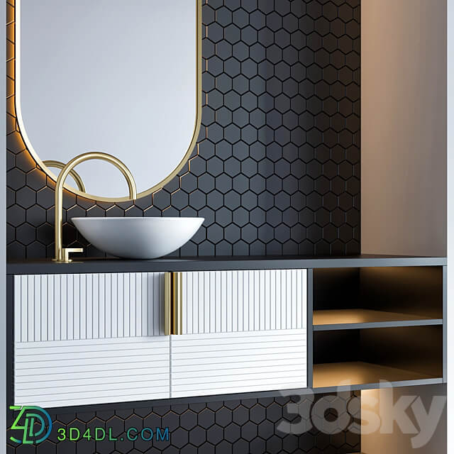 bathroom furniture 64 3D Models