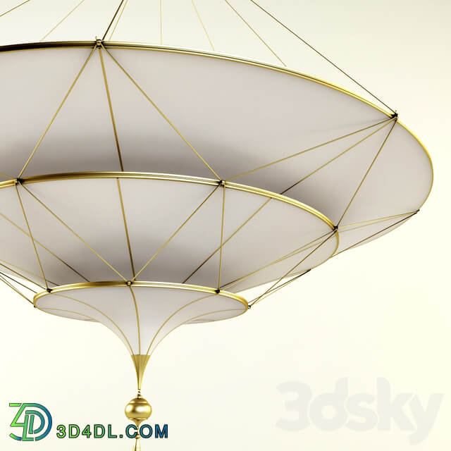 FORTUNY SILK SCHEHERAZADE Pendant light 3D Models