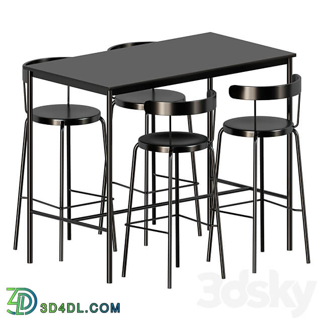 YNGVAR Table Chair 3D Models