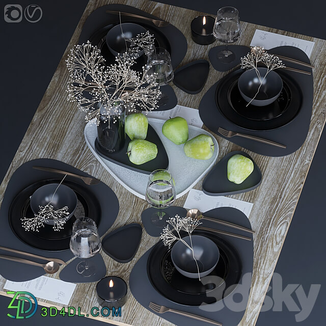 Table setting 71 3D Models