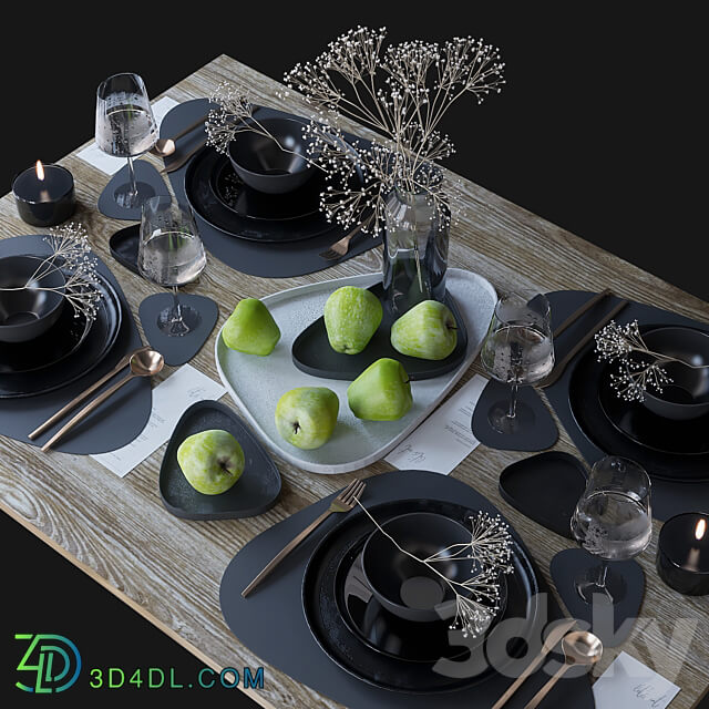 Table setting 71 3D Models