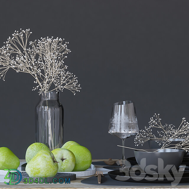 Table setting 71 3D Models