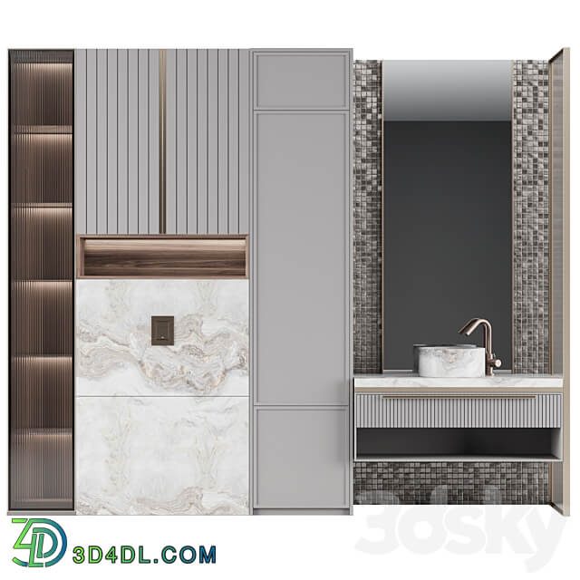 Bathroom console 15 Vray 3D Models