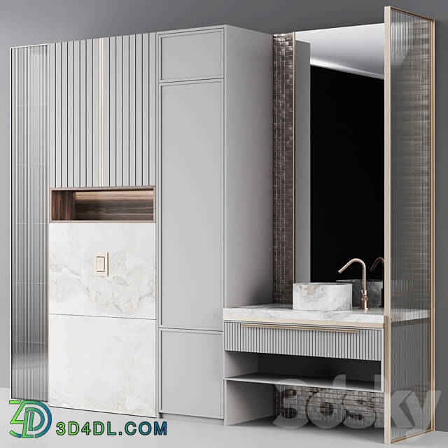 Bathroom console 15 Vray 3D Models