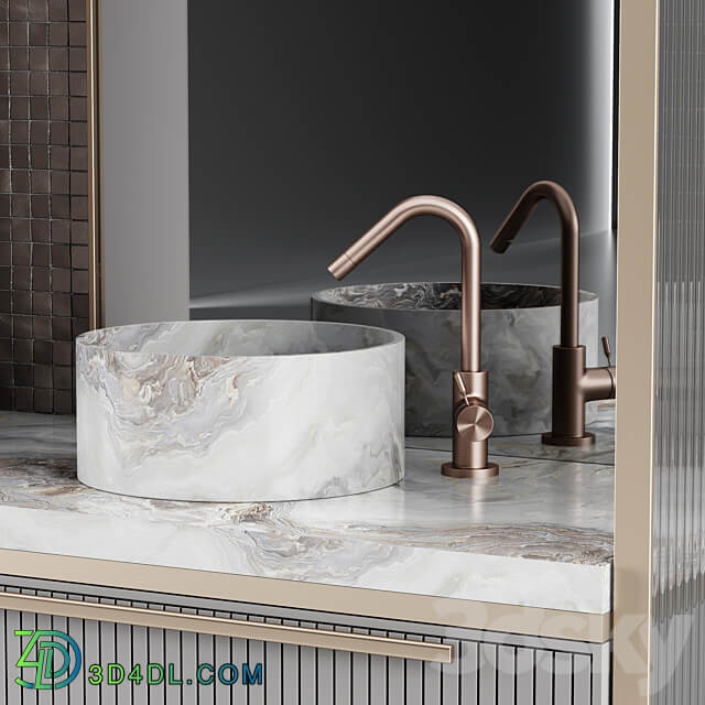 Bathroom console 15 Vray 3D Models