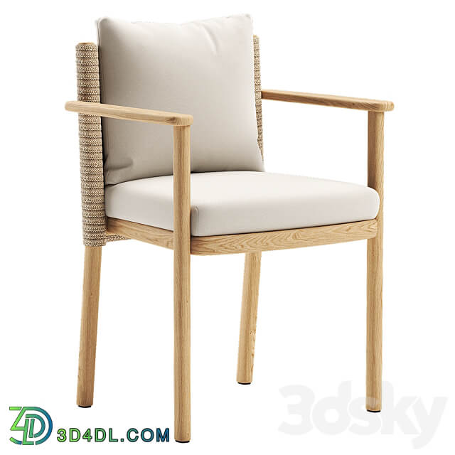 Giro Dining Set Kettal Table Chair 3D Models