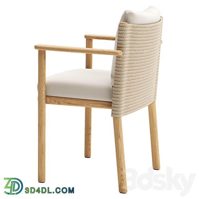 Giro Dining Set Kettal Table Chair 3D Models