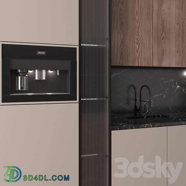 Kitchen Modern 16 Corner Kitchen Kitchen 3D Models