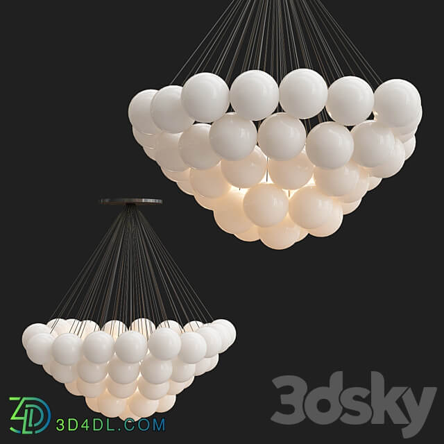 Klou Chandelier Pendant light 3D Models