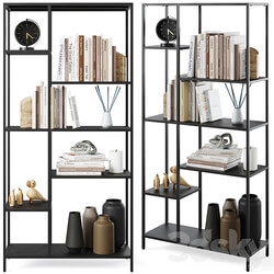Bookcase Newcastle by Actona 3D Models 