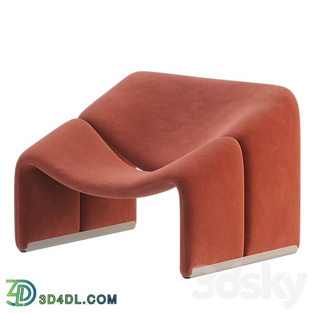 F598 Lounge Chair by Pierre Paulin for Artifort 3D Models