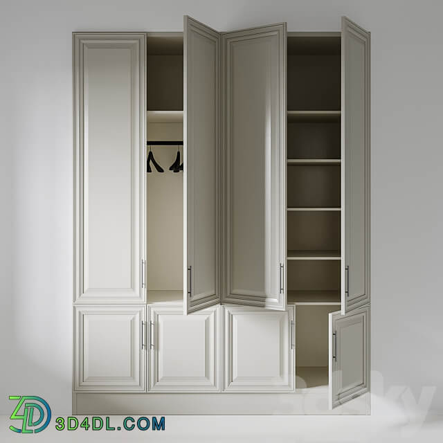 Wardrobe 004 Wardrobe Display cabinets 3D Models