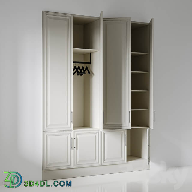 Wardrobe 004 Wardrobe Display cabinets 3D Models