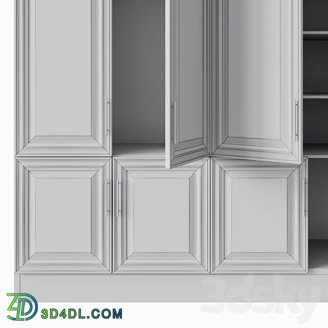 Wardrobe 004 Wardrobe Display cabinets 3D Models