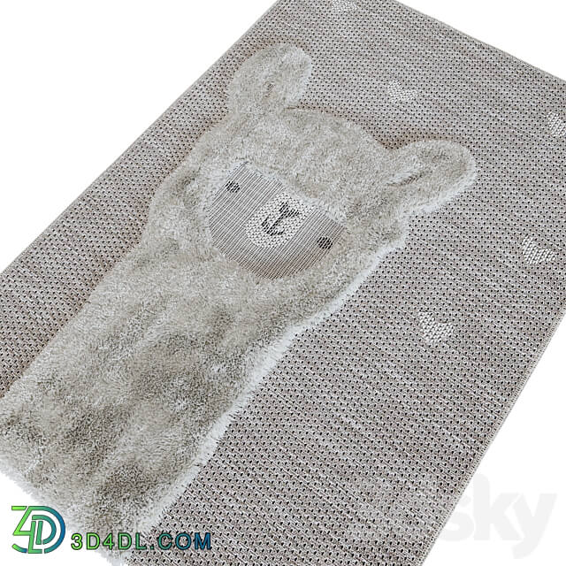 Lovely Llama rug 3D Models