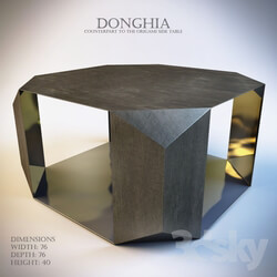 DONGHIA Counterpart to the Origami side table 