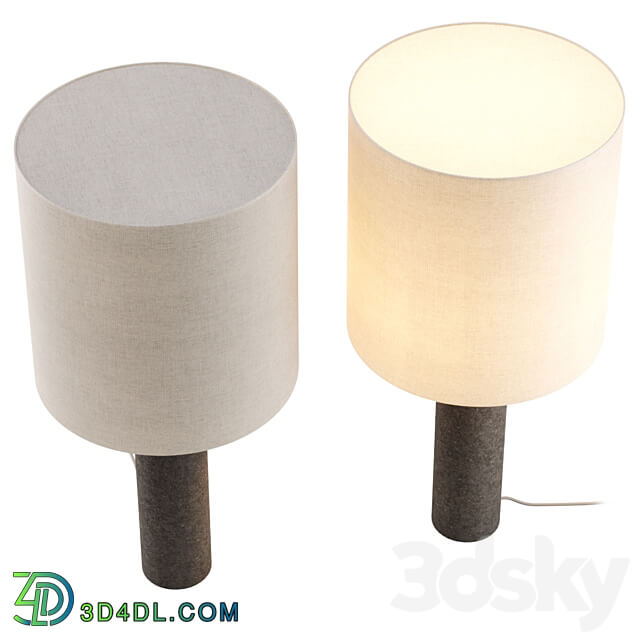 Jony table lamp Round table lamp 3D Models