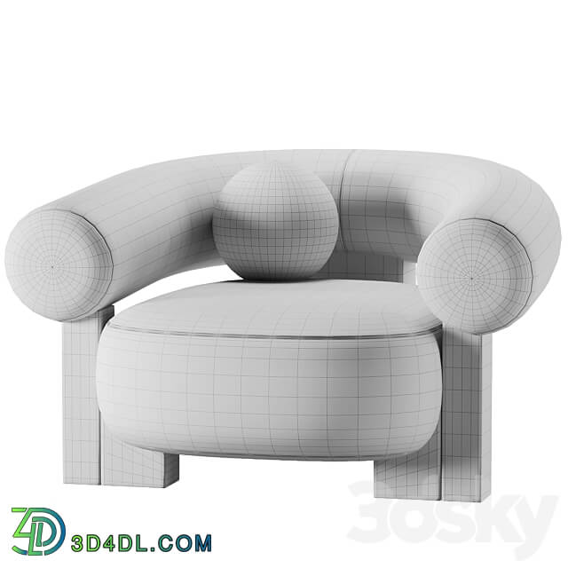 Alter Ego Casset Armchair 3D Models