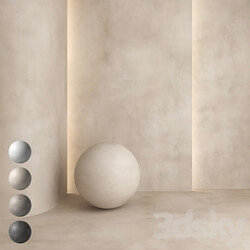 Decorative plaster 30 Stone 3D Models 