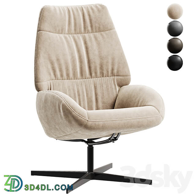 Draaifauteuil Leanti armchair 3D Models