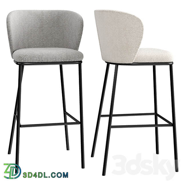 Ciselia Bar Stool 3D Models