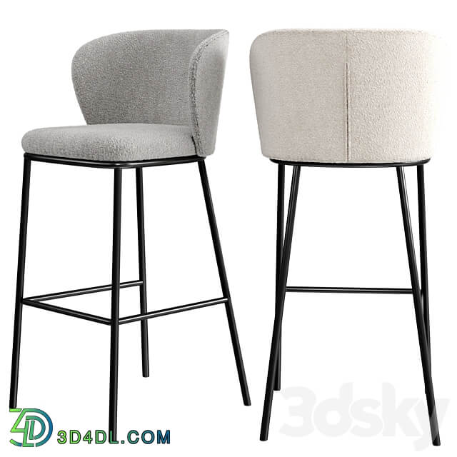 Ciselia Bar Stool 3D Models