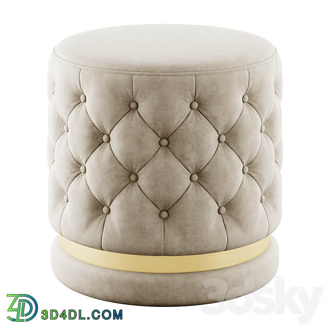 Round ottomans by nspire 3D Models