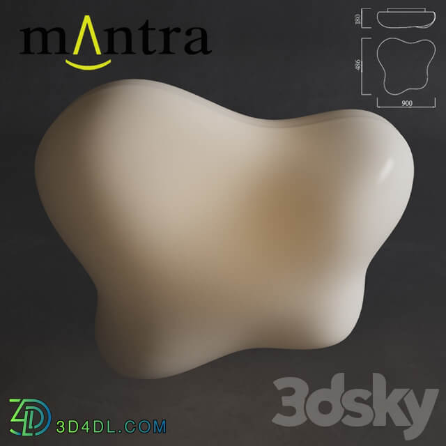 Mantra Eos 1882 1883 Pendant light 3D Models