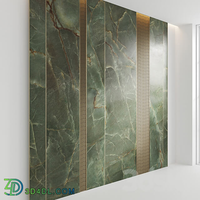 Emerald Green Gravity Wave by Porcelanosa 3D Models