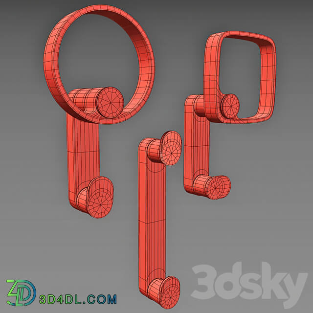 FURNITURE HOOKS ROBERTO MARELLA 3D Models