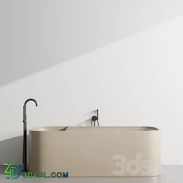 Cocoon Pb Bathtub by Fauset Omnires Y set 3D Models