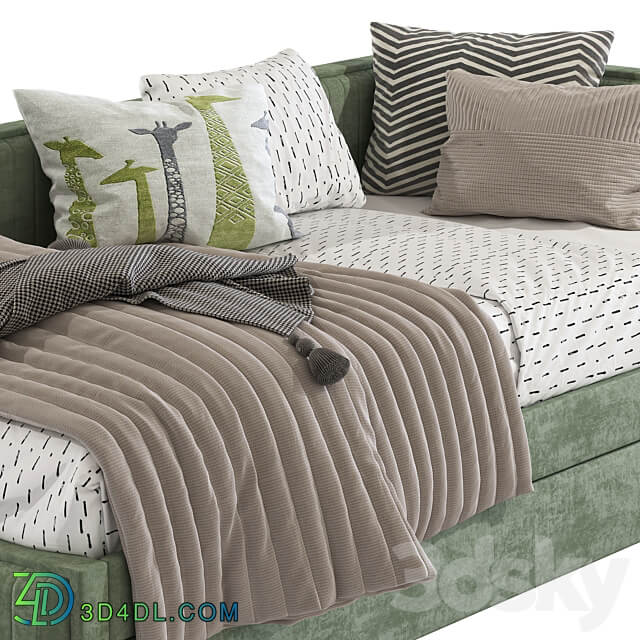 Sofa bed Hawthorne Daybed with Trundle 237 3D Models