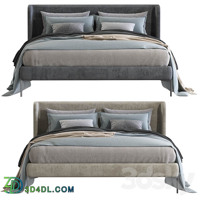 Double bed 82. Bed 3D Models
