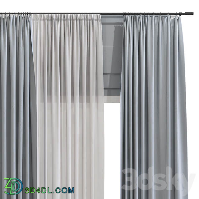 Curtain 987 3D Models