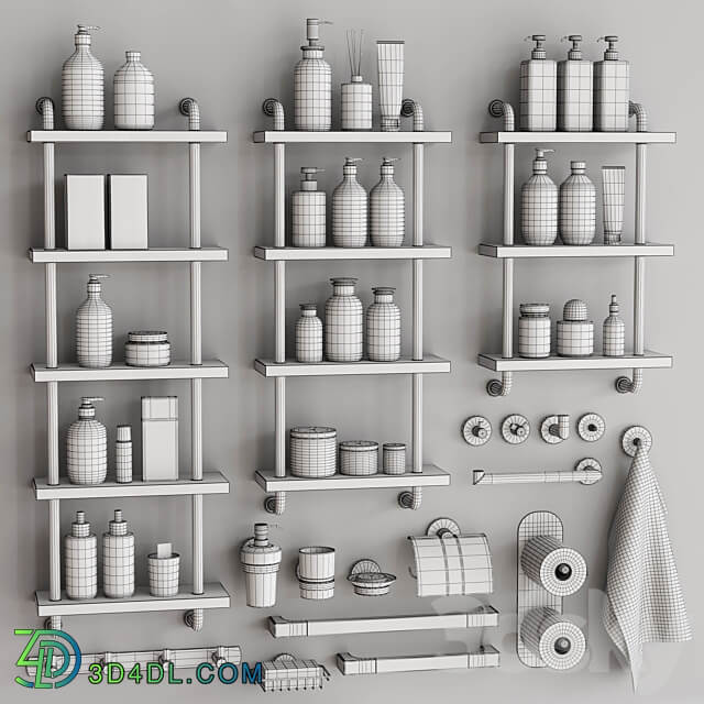 Bathroom Accessories 51 3D Models