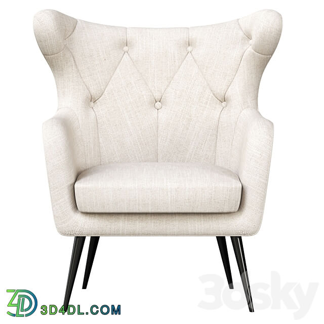 Bouck Wingback Chair 3D Models