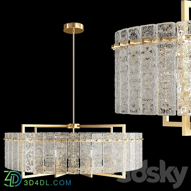 Drum Chandelier Pendant light 3D Models