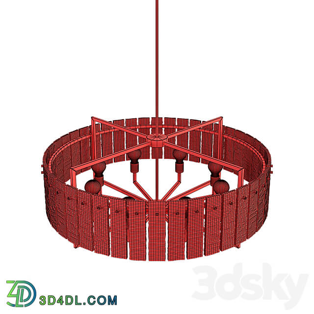 Drum Chandelier Pendant light 3D Models