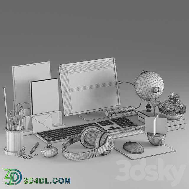 Decor Workspace 3D Models