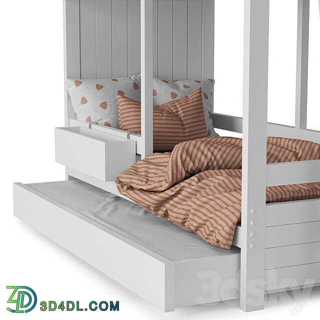 Bukwood bed house Cozy Nest 3D Models