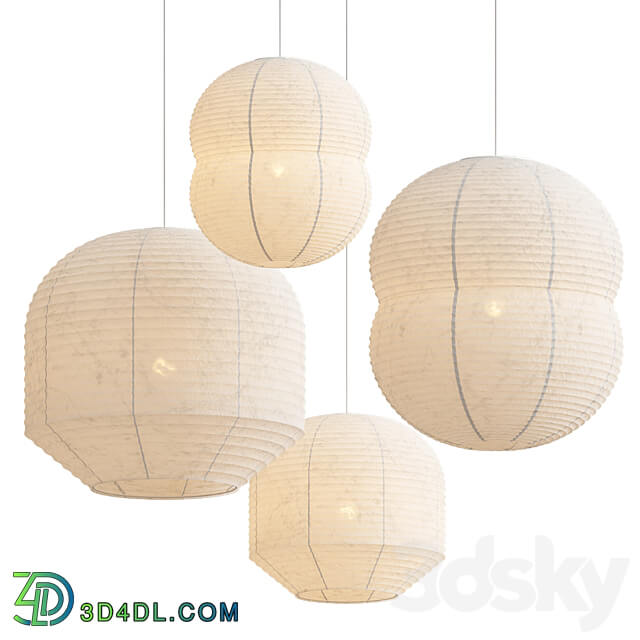 Hotaru Pendant Lanterns Pendant light 3D Models