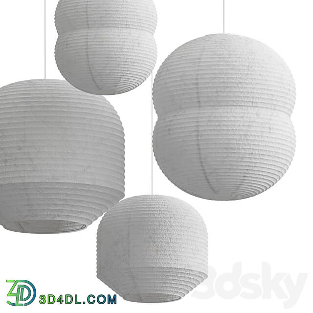 Hotaru Pendant Lanterns Pendant light 3D Models