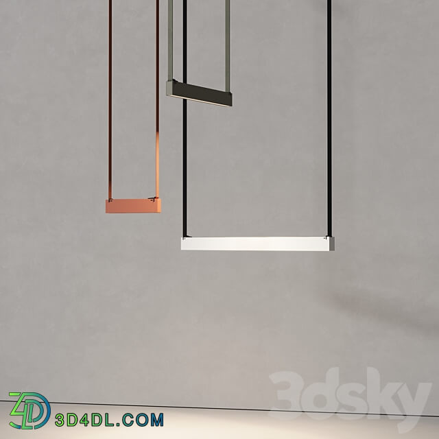 Vibia Plusminus Pendant light 3D Models