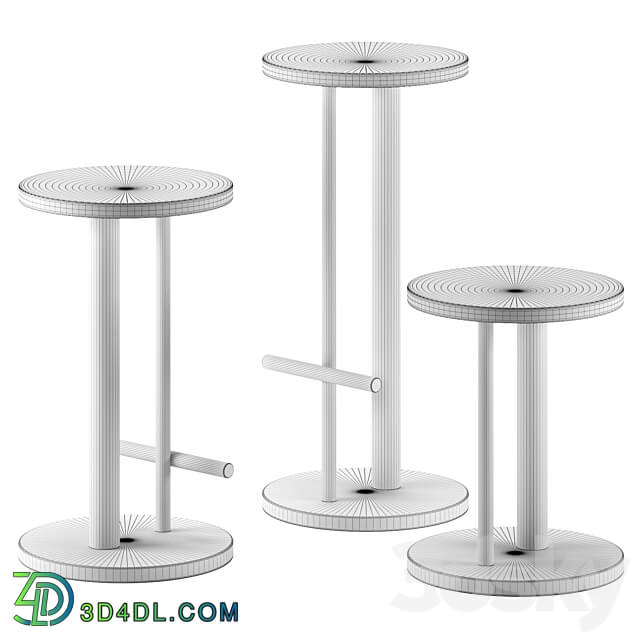 SPOT Bar Stools by Herman Miller 3D Models