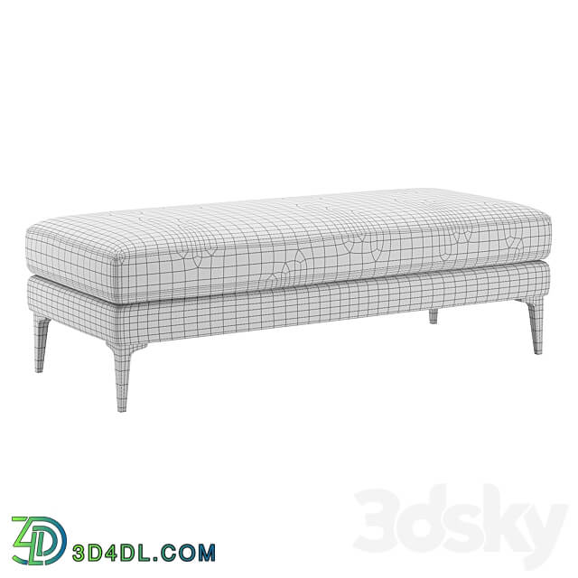 West Elm Andes Bench 3D Models