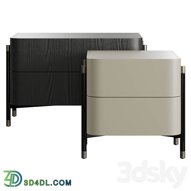 Laskasas Rosie 2022.1 Bedside Table Sideboard Chest of drawer 3D Models