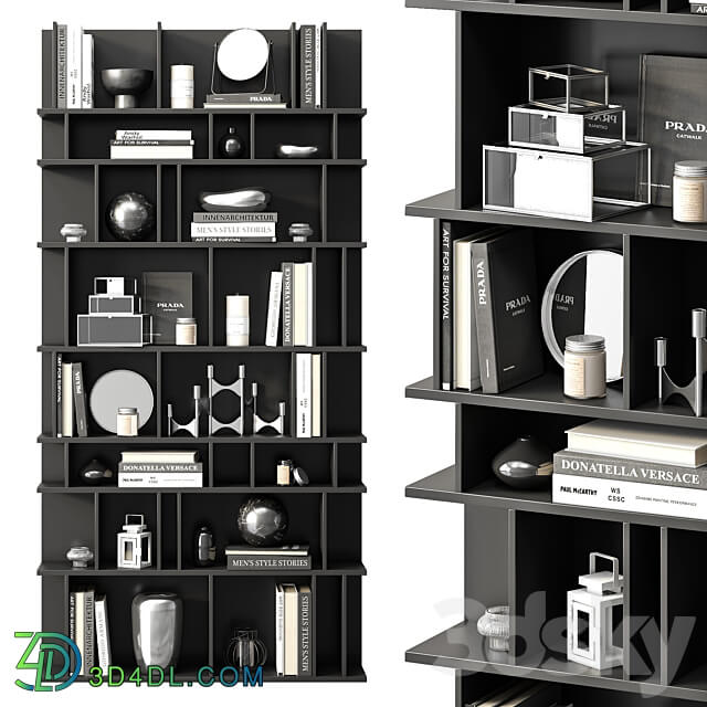 Rack COMO black by BoConcept Rack 3D Models